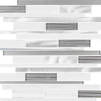 MVG225  Aluglass Bianco Mix Stagger