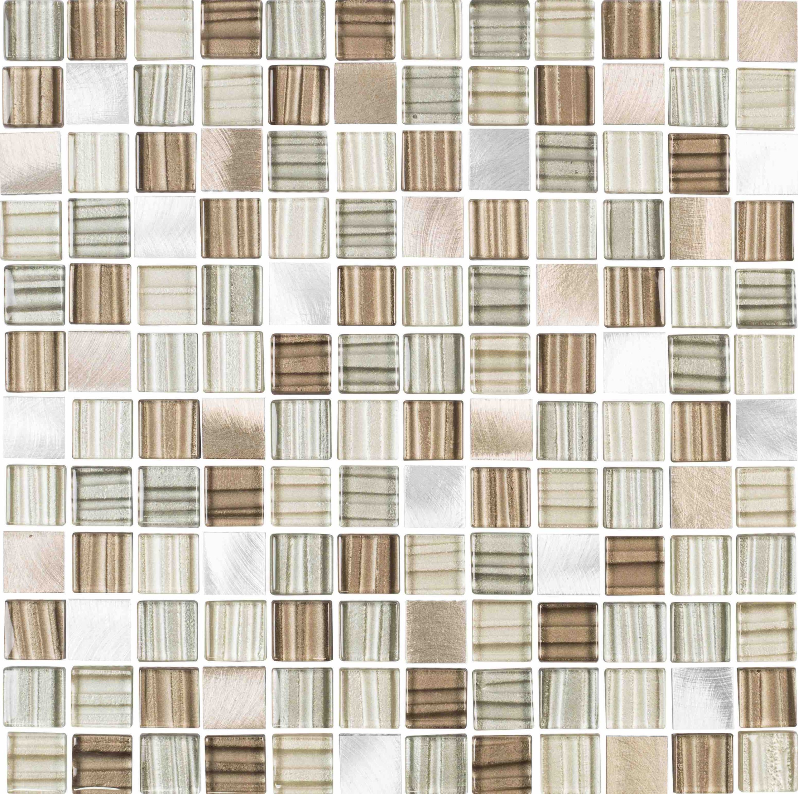 MVG227 Aluglass Beige 23x23mm