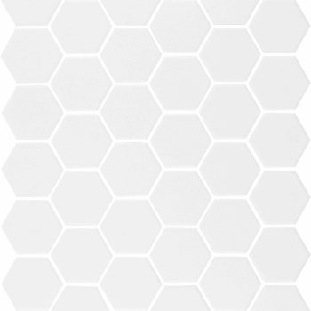 MVG356 Hexagon Unglazed Pure White