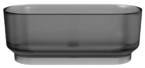 MVG1727 Lupo Smoke Curve Bath